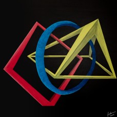 Square Circle Triangle - Original Artwork