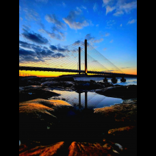 Reflection Off The Inlet 16x24